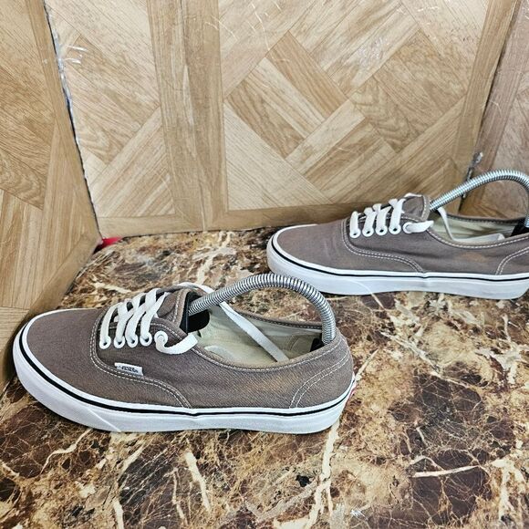Vans women's Off The Wall skateboard low gray shoe size 8.5. 444 - Picture 5 of 10